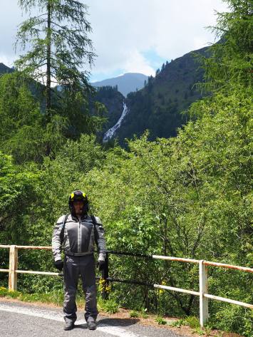 Waterfall on Vivione Pass